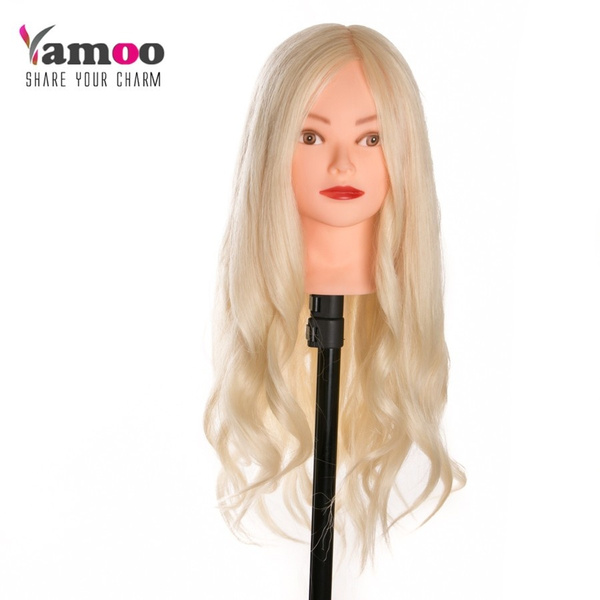 Training Head Cosmetology Mannequin Heads mannequin head for makeup  practice dummy real hair mannequin head cabeza